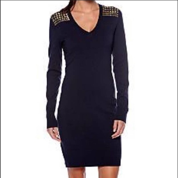 Michael Kors Dresses & Skirts - Michael Kors Studded Sweater Dress || extra Small